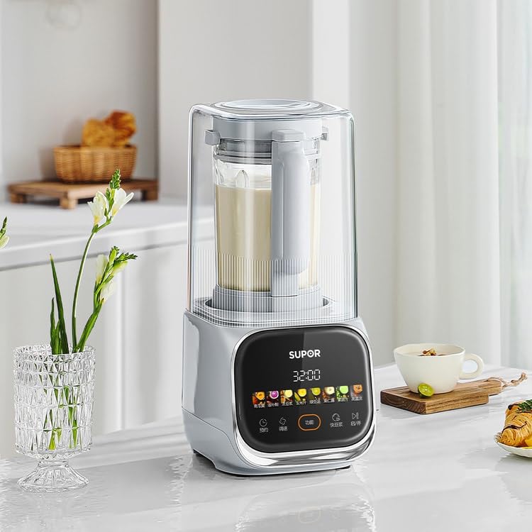 SUP0R Cooking Blender With Soundproof Shield for Soymilk & Juice